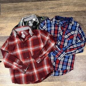 Bundle Wonder Nation & Faded Gear Plaid Button Downs